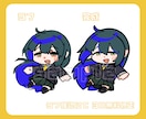 チビキャラ描きます 【シールなどの、アイテム向きかも】 イメージ6