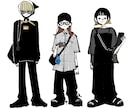 ゆるい人物イラストを描きます 眺めていたくなるような、飾りたくなるようなイラストを。 イメージ1
