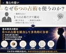 六占術統合占術で人生を徹底鑑定します 6つの占術を統合し、あなたの人生を一冊の鑑定書に イメージ2