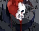 ダークな世界観、少し皮肉的な表現などが描けます 綺麗な気持ち悪さ。絶妙な不快感。 イメージ2