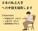 国内難関私立大学（AO入試）への申請支援致します 大学受験に成功した大学生が秘訣をお知らせします。 イメージ1