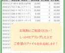 エクセル/Excelにお悩みの貴方！作成代行します 面倒なエクセルはやらない！それが正解！ イメージ2