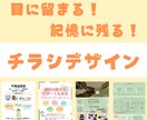 チラシ・掲示物の作成作成します 納得いただけるまで何度でも修正可能！ イメージ1