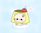 動物と食べ物を組み合わせたアイコン【5つ】描きます 動物と食べ物を指定いただくだけでOK イメージ5