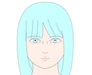 アニメ漫画のSNS等のアイコン顔アップ描けます 美を感じる洗練された絵描けます イメージ4