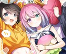 キラキラポップ！鮮やかで目を惹くイラスト制作します 商用利用可！プロクオリティのイラストをあなたに！ イメージ2