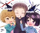 夢絵やペアアイコン＊可愛いイラスト一枚絵描きます 一枚絵も夢絵やSNSアイコンペア画や動物も描きます イメージ2
