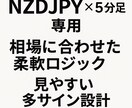 HYBRID｜AI判定付きマルチロジック提供します NZDJPY 5分足専用ロジックをAIが裁定します。 イメージ3