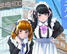 キャラクターイラスト作成します お店の看板娘から、キャラ寄りの似顔絵、SNSアイコンなど！ イメージ3