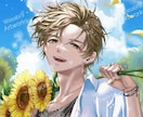 光と厚塗りで印象に残る一枚絵を描きます 透明感のある塗りで男女とも魅力的に描きます イメージ5