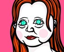 最安値　個性的な似顔絵描きます 個性的な面白い似顔絵をお届けします イメージ3