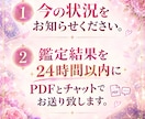 あの人との恋の結末をチャットで鑑定します 好きな人の本音や二人の未来。タロットで丁寧に読み解きます イメージ2
