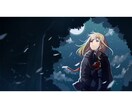 歌ってみた、動画などの一枚絵を作成します あなたのキャラクターを活かした一枚絵、可能です！ イメージ3