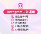 現役のプロがInstagram広告運用代行します 分析→戦略立案→LPまで一貫して結果を最大化します イメージ1