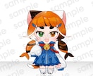 かわいいミニキャラ制作します オリジナルキャラをかわいいミニキャラにしてみませんか？ イメージ3