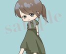 あなただけのオリジナルアイコン描きます キラキラおめめのミニキャラ！SNSやYouTubeにも！ イメージ9