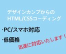 HTML/CSSコーティングいたします デザインカンプからのコーディング イメージ1