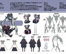 キャラクター設定絵、キャラ立ち絵描きます キャラ設定、キャラクター立ち絵対応可能です。 イメージ3