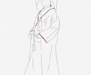 お写真から、ステキな線画イラスト作成致します プレゼントやウェディングに、お任せください♡ イメージ2