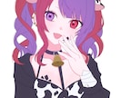 即日納品可能！シンプル可愛いイラストお描きします アイコンサイズから腰上まで対応 イメージ2