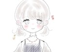 かわいいsnsアイコンお描きします ゆるゆるでふわふわなあなたのアイコン作成！似顔絵としても○ イメージ1