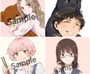 SNSのアイコン描きます あたたかくて可愛い人物イラスト イメージ6