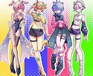 キラキラ可愛いイラスト描きます 商用利用OK！アイコン、立ち絵等幅広く受け付けております！ イメージ3