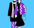 チラシ・CD・グッズなどPOPなイラスト描きます パキッとおしゃれな世界観をオリジナルイラストでご提供 イメージ3