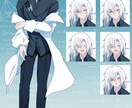 TRPG・ゲーム立ち絵イラスト作成します TRPGやゲームで使用できるキャラクター立ち絵の制作 イメージ1