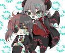 SDキャラ》1キャラ2000円でお描きします 単体1枚でも、カップリングイラストでも！ イメージ4