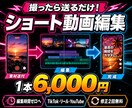 撮影素材を送るだけでショート動画を編集します 店舗・事業者様向け｜面倒な編集を丸投げできます イメージ1
