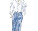 デザイン画(カラー彩色)を作成します プロが描くデザイン画をイメージとしてアピールできます イメージ2
