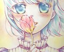 あなたの好きな女の子キャラクターを描きます 可愛い！カラフル！一枚のイラストにあなたの思いを代弁します。 イメージ6