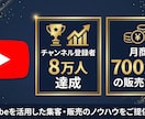 YouTubeで月700万円のプロがコンサルします 8万人の登録者や月売上700万円を作ったマーケターがコンサル イメージ2