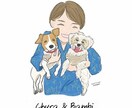 商用利用OK！シンプルな似顔絵イラスト描きます お写真を似顔絵イラストにします‼︎SNSアイコンなどに♡ イメージ3