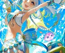 背景込みで"映える"1枚をお描きます 背景あり・なし選べます｜一枚絵対応 イメージ5
