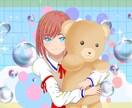 立ち絵、一枚絵、ミニキャラ作成いたします アイコン・歌ってみた・スタンプ・サムネイルなどなど イメージ1