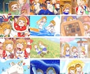 背景込みの一枚絵製作致します 特徴的なデザインが欲しい方向け イメージ6