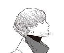 おしゃれなモノトーンイラスト作成します SNSや待ち受けに！超おしゃれなモノトーンイラスト★ イメージ2