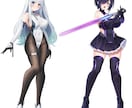 商用利用◎立ち絵イラスト制作します 配信活動、グッズ化など　キャラクターデザインからも◎ イメージ6