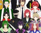 先着1万円引！イケメン男性Vtuber制作承ります 先着一万円引！SDキャラ・ロゴ・配信画面・キービジュ・三面図 イメージ5