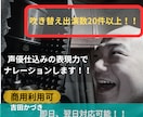 声優仕込みの表現力で ナレーションします 声優仕込みの表現力で、伝えたい価値を確実に。 イメージ1