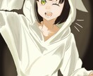 可愛い・綺麗系の厚塗りタッチイラスト制作いたします 瞳がきゅるきゅるな女の子を描くことが得意！ イメージ3