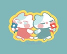 もちぷにっ！としたデフォルメの制作をいたしまます ゆるいテイスト、似顔絵も承っています！ イメージ3