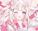 アイコン、立ち絵、一枚絵などイラスト作成いたします キラキラ可愛いイラストが得意です イメージ4