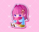 少女漫画風/ゆるふわアイコン描きます オリジナルを詰め込んだ可愛いアイコン描きます イメージ2