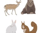 選べる3種のトーンで動物のイラスト制作します ペットの似顔絵やプレゼントにもいかかですか？ イメージ3