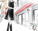 おしゃれなファッションイラスト(全身)を描きます 広告やアイキャッチなどで映えるオトナモードなイラストです イメージ10