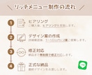 おしゃれなLINEリッチメニューで集客UP！します あなたにぴったりなデザインでファン化のお手伝いをします！ イメージ2