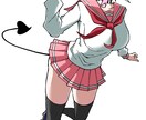 少年漫画風の立ち絵かきます TRPGや配信などに使える、躍動感のある立ち絵になります！ イメージ2